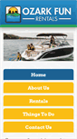 Mobile Screenshot of ozarkfunrentals.com